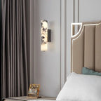 Habro Minimalist Marble Cylinder Wall Sconce - Lumovique