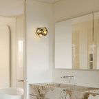 Miklo Minimalist Marble Drum Wall Sconce - Lumovique