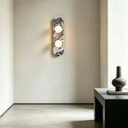 Nuzi Mid Century Marble Glass Globe Wall Sconce - Lumovique