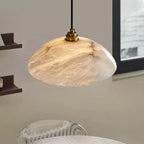 Lyra Spanish Alabaster Dome Pendant Light - Lumovique
