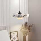 Mistu Japandi Marble Disc Pendant Light - Lumovique