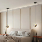 Hesto Japandi Marble Globe Pendant Light - Lumovique