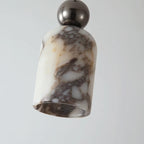 Nimlo Mid Century Marble Dome Pendant Light - Lumovique