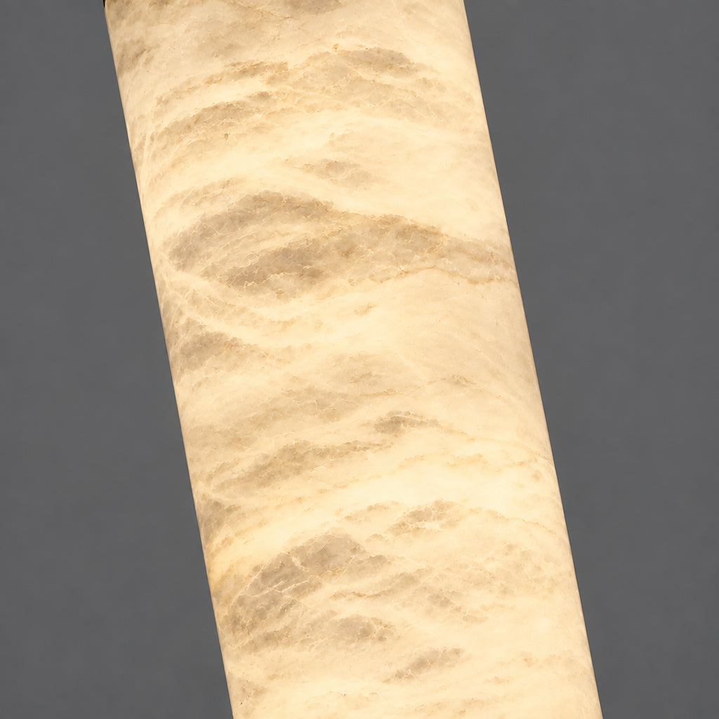 Cevi Minimalist Alabaster Tube Pendant Light - Lumovique