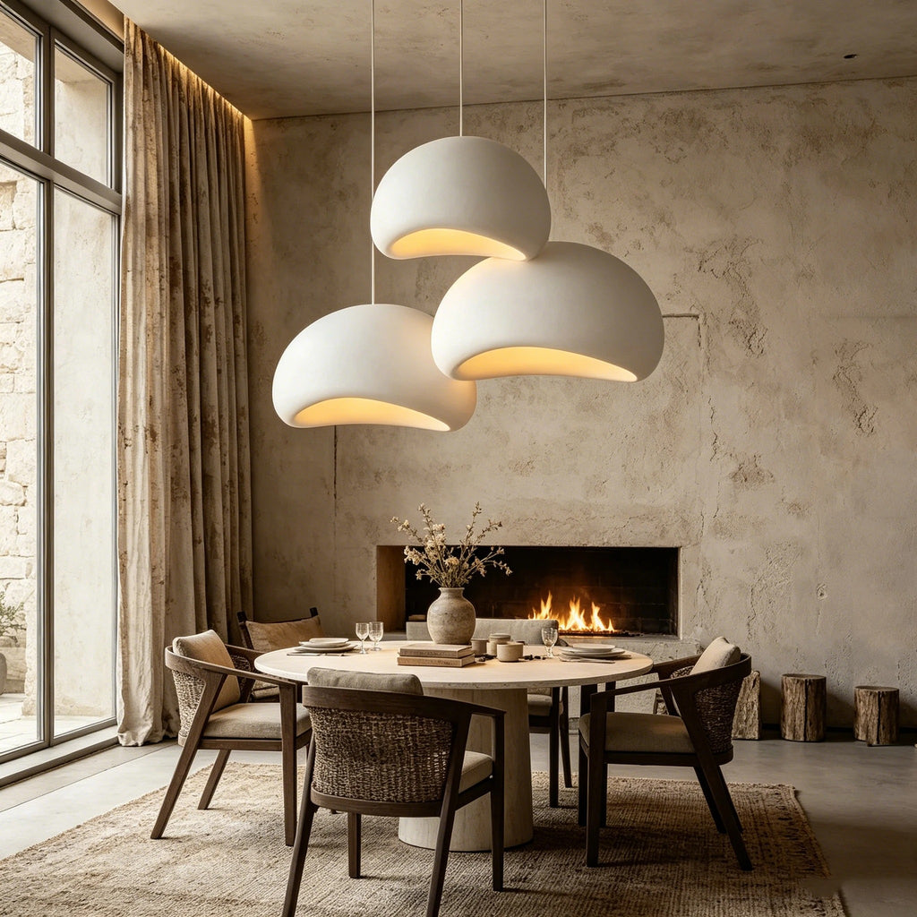 Erys Wabi Sabi Irregular Dome Pendant Light - Lumovique