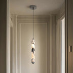 Kestu Minimalist Marble Cylinder Pendant Light - Lumovique