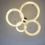 Civi Spanish Alabaster Ring Chandelier - Lumovique
