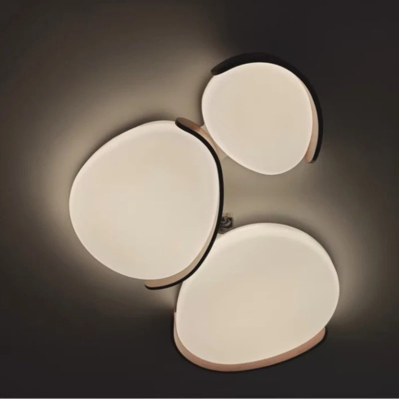 Friz Scandinavian Pebble LED Flush Mount Ceiling Light - Lumovique