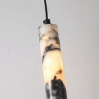 Kestu Minimalist Marble Cylinder Pendant Light - Lumovique