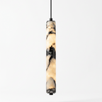 Kestu Minimalist Marble Cylinder Pendant Light - Lumovique
