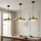 Mistu Japandi Marble Disc Pendant Light - Lumovique