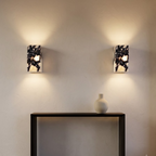 Neltu Italian Calacatta Viola Marble Wall Sconce - Lumovique