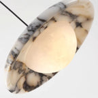 Mistu Japandi Marble Disc Pendant Light - Lumovique