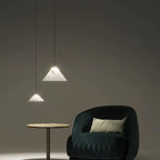 Vayu Spanish Alabaster Cone Pendant Light - Lumovique